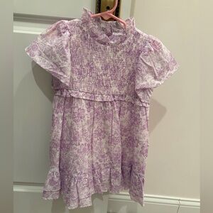 Janie and Jack Purple Floral Girls Dress